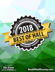 The Times | Gainesvilletimes.com | Readers' Choice | 2018 | Best of Hall