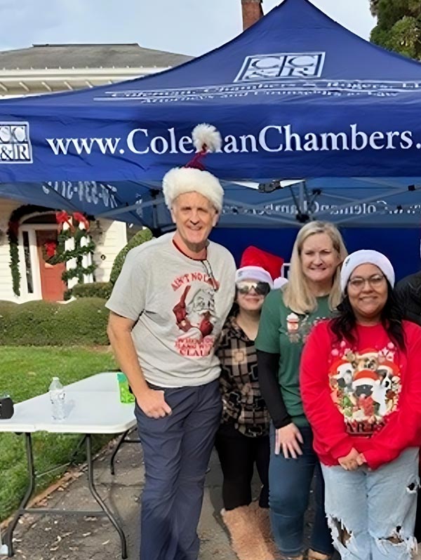 Coleman, Chambers & Rogers, LLP participating in Christmas on Green Street